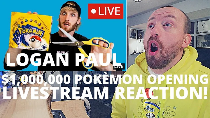 Logan Paul Opening The $1,000,000 1st Edition Pokemon Box (Official Live Stream REACTION!)