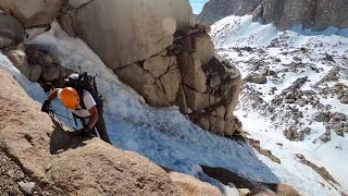 Hiking / Climbing Mountaineer Route on Mt Whitney April 2022