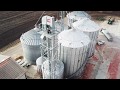 10,000 BPH Grain Leg and Shallow Double Drive Over Receiving Pit [DRONE FOOTAGE]