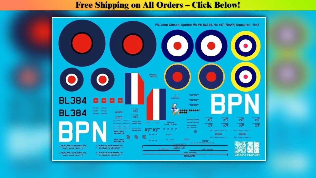Border BF-004 1/35 Scale Spitfire MK.Vb W/interior  Plastic Model Wholesale Best Quality New