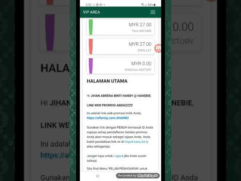 CARA LOGIN KE AKAUN RAKAN  KOMUNITI USAHAWAN AL-FARIZQI (PENDAFTARAN ADALAH PERCUMA)