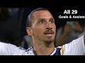 Zlatan Ibrahimovic All 29 Goals & Assists for LA Galaxy in 2018