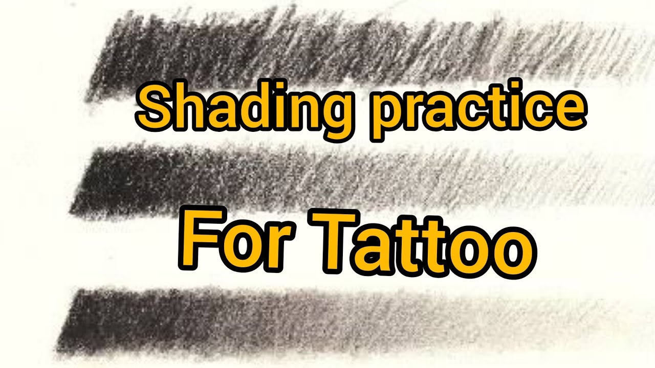 tattoo shading practice | tattoo training | | part 10 | - YouTube