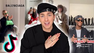 Fashion Stylist Reacts to Tik Tok Front Row Fashion Challenge