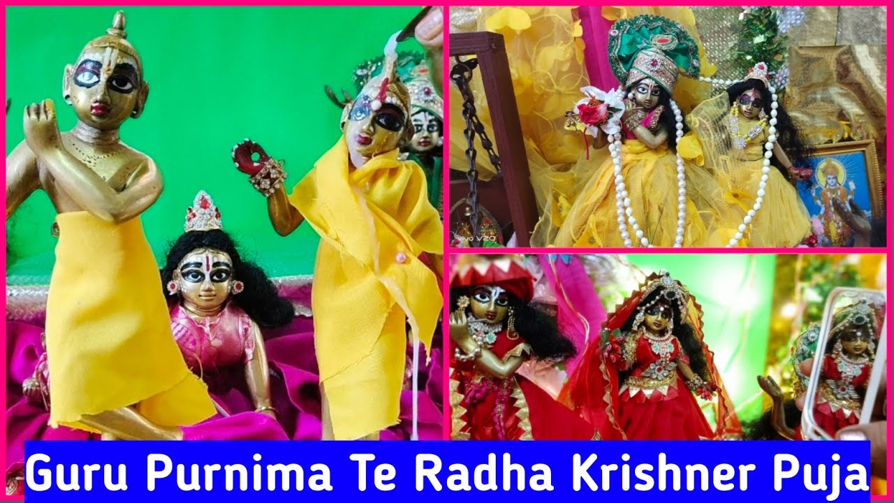 Guru Purnima Te Radha Krishner Puja | Bengali Vlogger Riya Ghosh# ...