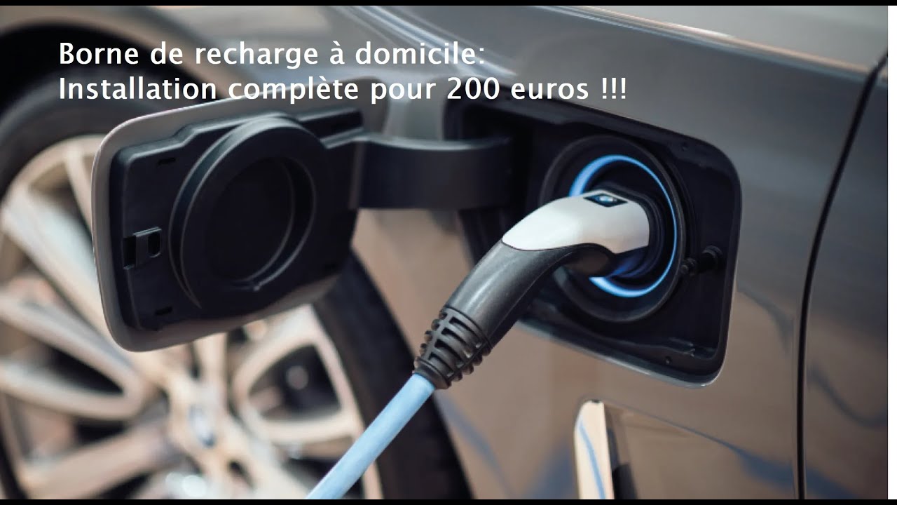 200 euros pour une installation complète d'une borne de recharge 7kW 