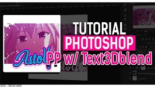 [Tutorial Photoshop] Photo Profil Splatter with Text3Dblend