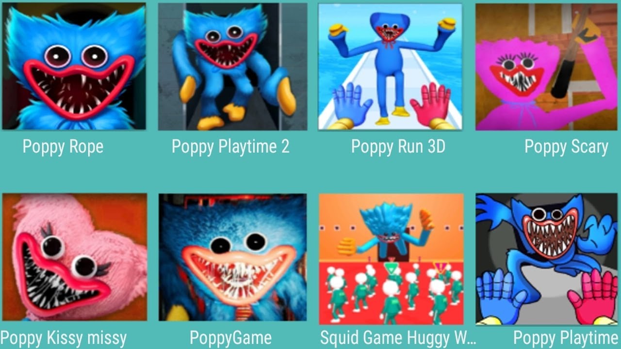 Poppy Rope Game Poppy Rope,Poppy Playtime 2,Poppy Run 2,Poppy Scary,Poppy Kissy,Poppy ...