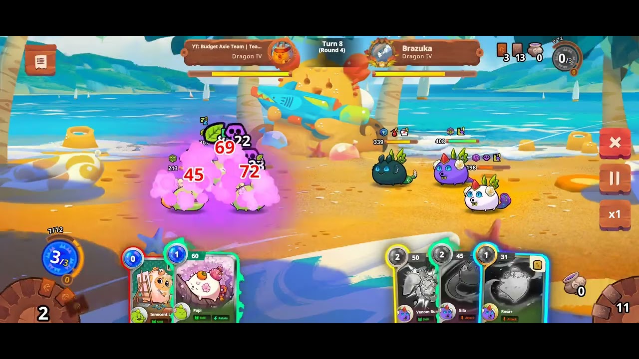 Machine Gun Tri-Owl Plant Bird vs Poison Sleep team | Axie infinity Origins 