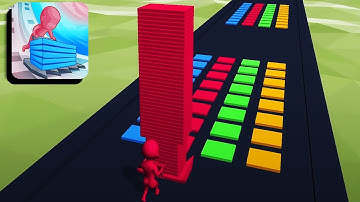 STACK COLORS 🧱🌈 Mobile Gameplay All Levels Walkthrough iOS, Android New Game Update Max Level 2