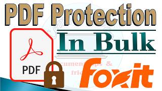 How to Password-protect PDFs in Bulk | Foxit PDF Editor