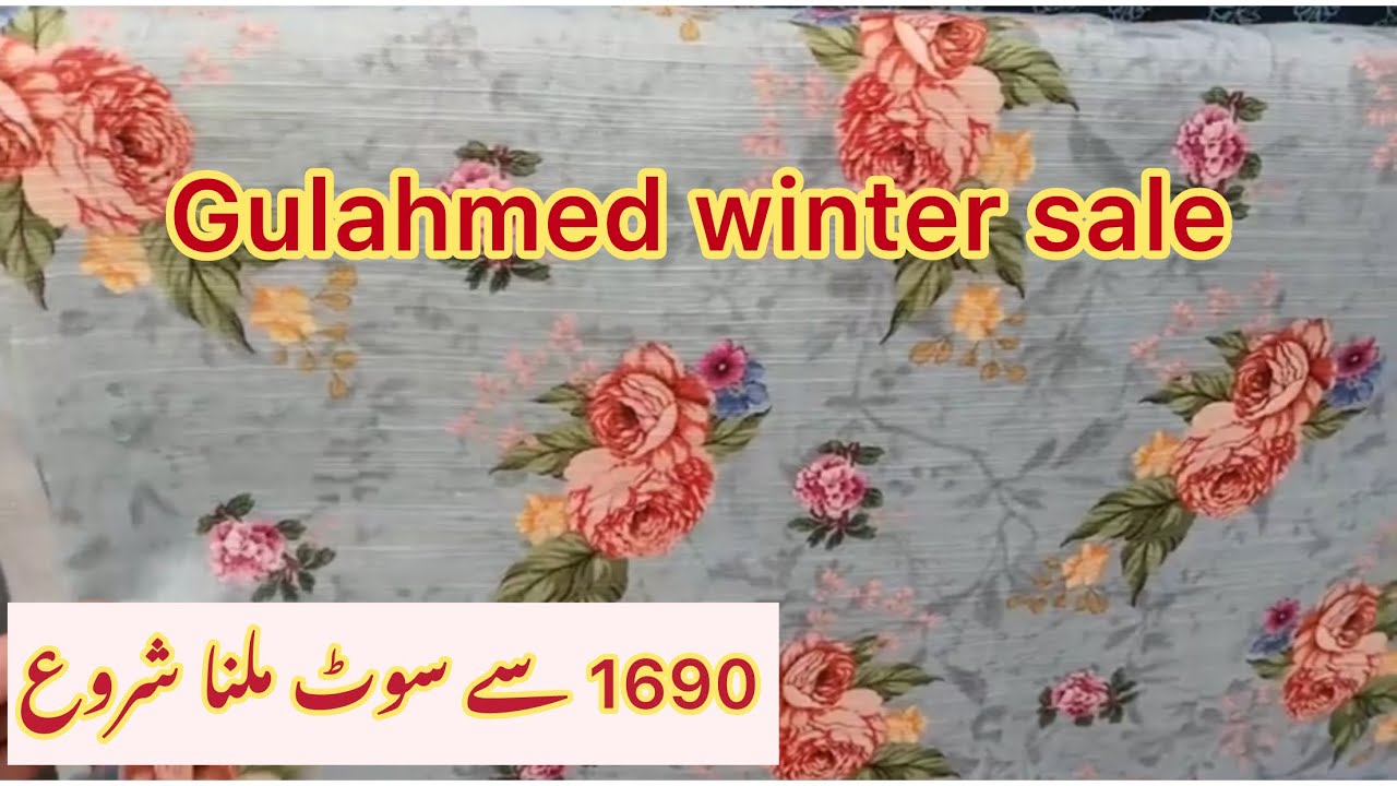 Gulahmed winter sale 2025/gulahmed khaddar 2pc/3pc suits/