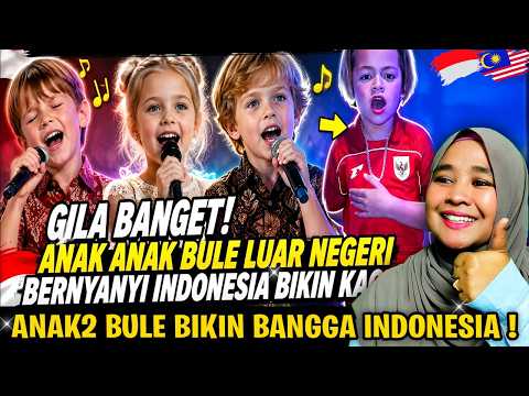 MEWABAH PARAH! Anak Anak BULE Luar Negeri Pintar Bernyanyi Lagu Indonesia BIKIN KAGUM