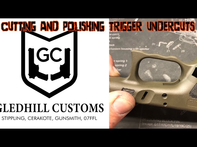 Cutting the perfect border on your polymer pistol 