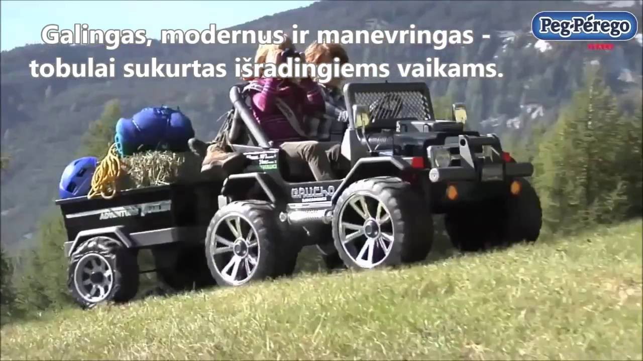 Детский электромобиль Peg Perego Gaucho Superpower igod0502