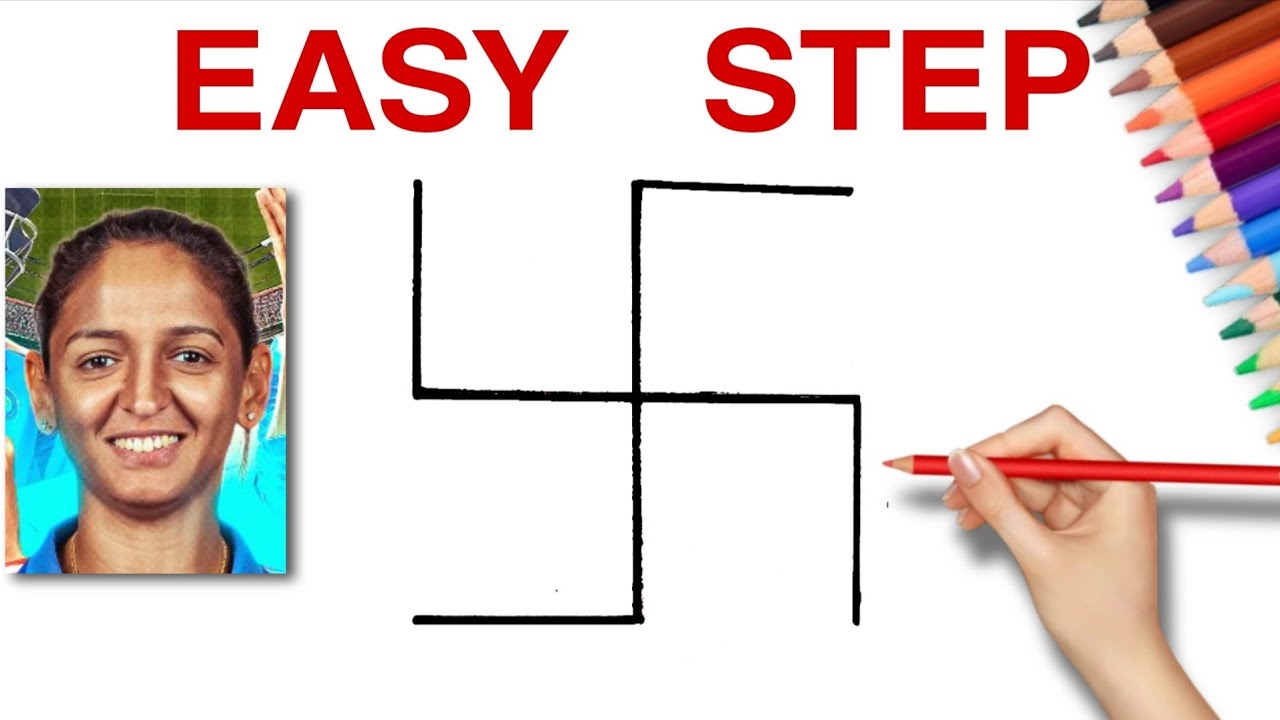 How to draw Harmanpreet Kaur Drawing | Women Cricket worldcup Champion 🏆 