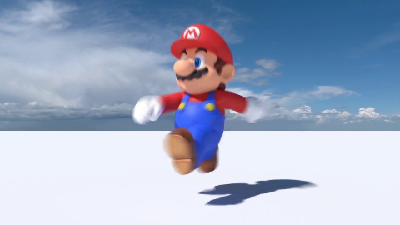 free rigged super mario 3d blender models