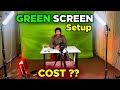 How To Setup Green Screen Studio !!