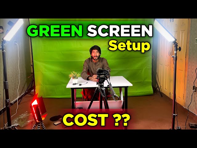 How To Setup Green Screen Studio !! class=