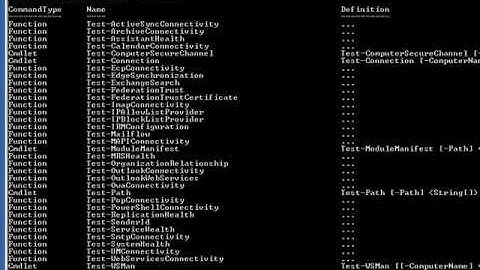 Exchange 2010 Training - Module 05 Lesson 02 Part 1 Command Discovery