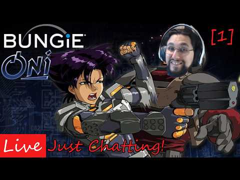 LIVE: This game made me a WEEB! Bungie's Oni Part 1! Just Chatting!