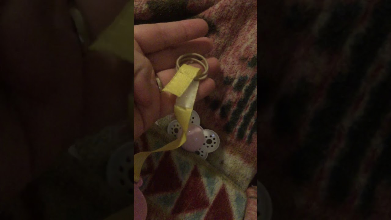 Reborn paci clip adapter diy