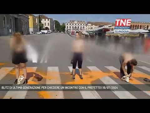 BLITZ DI ULTIMA GENERAZIONE PER CHIEDERE UN INCONTRO CON IL PREFETTO | 16/07/2024