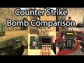 Counter Strike 1 6 Source Global Offensive Bomb Comparison 4K 60fps Counter Strike 1 6 Source Global Offensive Bomb Comparison 4K 60fps