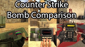 Counter Strike 1.6/Source/Global Offensive Bomb Comparison 4K 60fps