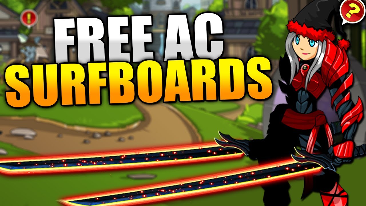 NEW FREE AC Nulgath and Dage SURFBOARDS!!! AQW AdventureQuest Worlds