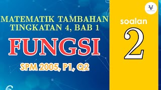 Fungsi 02, SPM 2005, P1, Q2 Fungsi 02, SPM 2005, P1, Q2