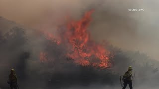 Wind-Driven Wildfire Burns 7,200+ Acres, Forces 60,000 To Evacuate | Irvine, CA
