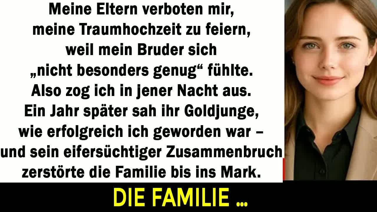 „Das beste Hochzeitsgeschenk für deinen Bruder ist, wenn du gehst!“ – schrieen meine Eltern