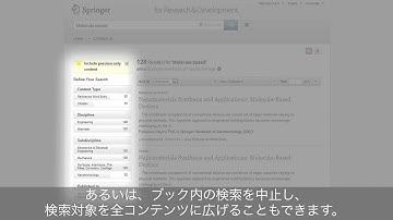 Springer for R&D Tutorial 04 eBook Page (Japanese subtitle)