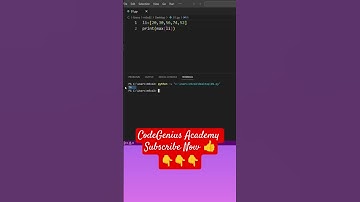 Find Maximum and Minimum Number of List in Python #python #codewithharry #pythonprogramming