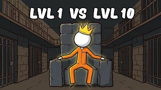 The 10 Levels of Prison Life Explained!!