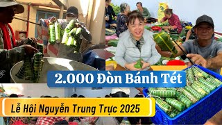 Rach Gia | Nguyen Trung Truc Temple Festival is so much fun, wrapping Banh Tet #NguyenTrungTrucFe...
