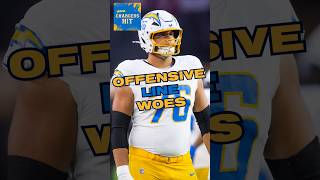 The offensive line was banged up