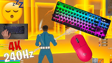 Apex Pro TKL Gen 3 Unboxing ASMR 😴 Box Fight Gameplay 📦 Satisfying Keyboard Fortnite 4K 240 FPS 🏆