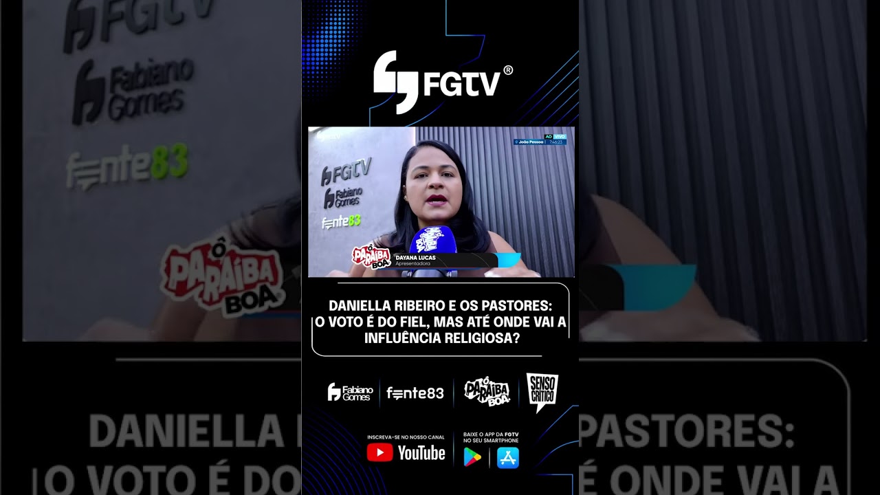 DANIELLA RIBEIRO E OS PASTORES O VOTO É DO FIEL, MAS ATÉ ONDE VAI A INFLUÊNCIA RELIGIOSA