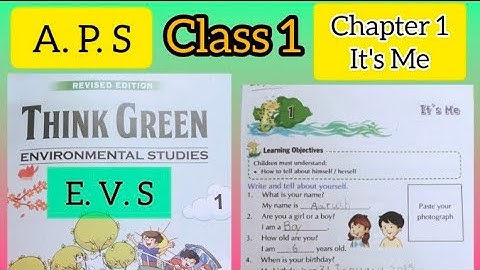 Class 1( E.V.S) Chapter 1- IT