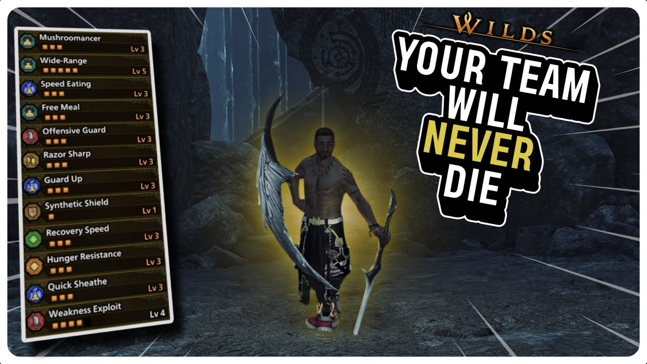 ВАШИ ТОВАРИЩИ ПО КОМАНДЕ БЕССМЕРТНЫ С ЭТОЙ СБОРКОЙ, ДЕМОНСТРИРУЮЩЕЙ МУШРОМАНСЕРА в Monster Hunter...