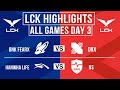 LCK Highlights ALL GAMES Week 15 Day 3 | LCK 2025
