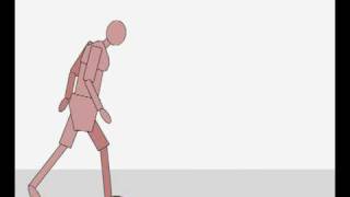 5 animated walks flash animation