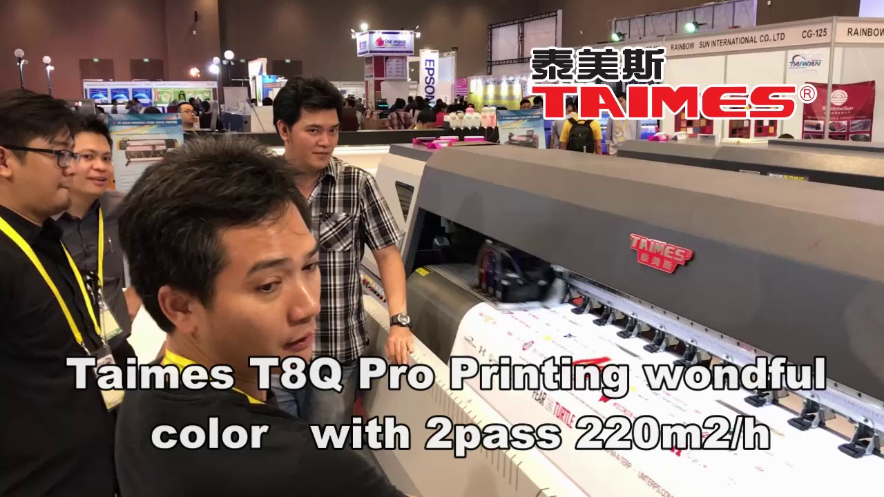 TAIMES T8Q PRO KM1024I 13PL Solvent Printer