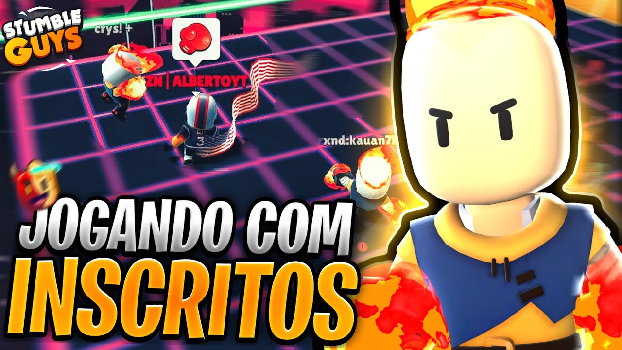 🔴LIVE ON🔴 STUMBLE GUYS AO VIVO 🔴 JOGANDO NO MOBILADOR 🔴 JOGANDO COM  INSCRITOS 🔴 #200 