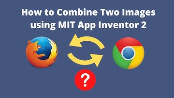 How to combine two images using mit app inventor