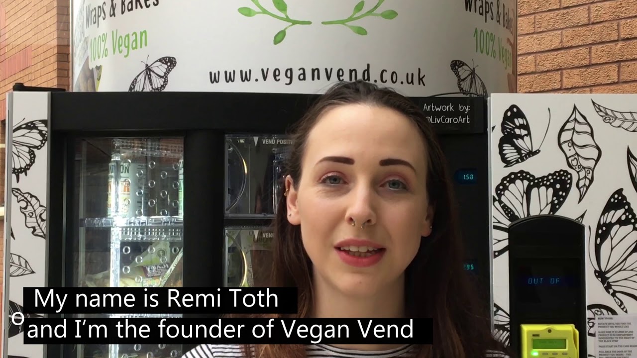 Vegan vending machine - a UK first!