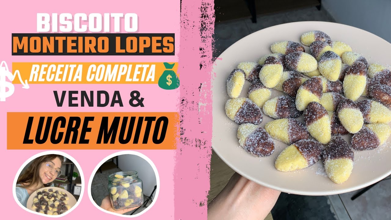 BISCOITO CASEIRO: MONTEIRO LOPES. Receita deliciosa e de BAIXO CUSTO!