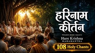 108 Hare Krishna Mahamantra Chants | Harinam Kirtan for Peace & Spiritual Awakening | Pinakin Music